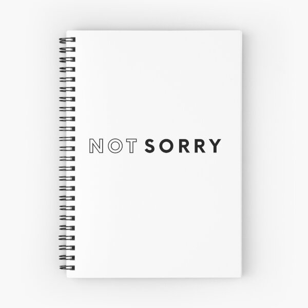 Item preview, Sorry not sorry but I'm not apologizing - no apology graphic minimal design splash effect designed and sold by ALLURE-minimal.