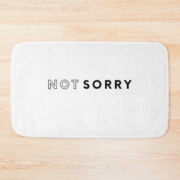 Item preview, Sorry not sorry but I'm not apologizing - no apology graphic minimal design splash effect designed and sold by ALLURE-minimal.