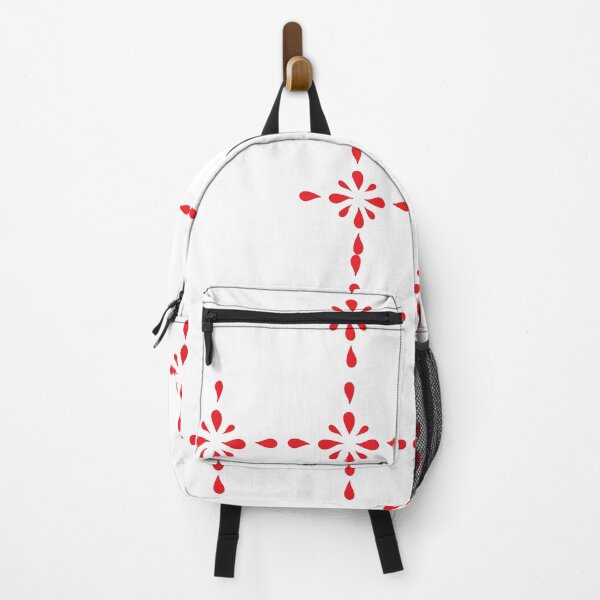 Item preview, Vintage inspired rain drop pattern red + white designed and sold by AngelDawnDesign.