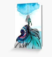 Fish fished Greeting Card