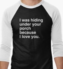 Porch White Men's Baseball ¾ T-Shirt