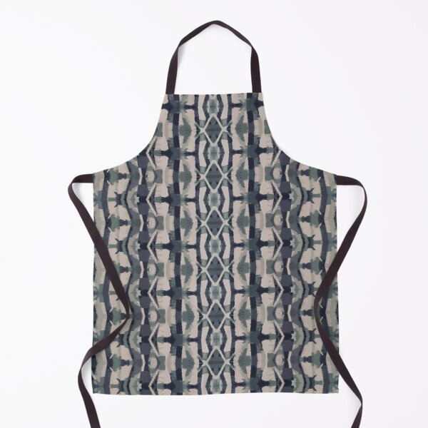Item preview, Blue Grey Ikat, Scandinavian Ethnic Aztec Pattern, Abstract designed and sold by MyArt23.