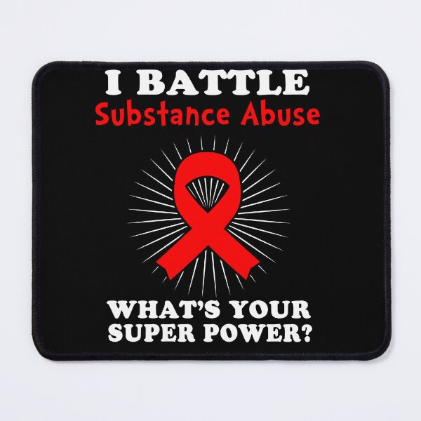 Item preview, I Battle Substance Abuse Funny Substance Abuse Warrior Gift designed and sold by rechardtee.