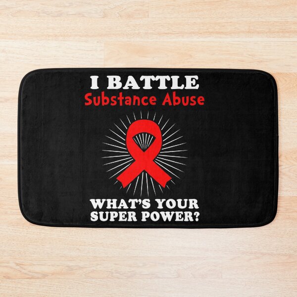 Item preview, I Battle Substance Abuse Funny Substance Abuse Warrior Gift designed and sold by rechardtee.
