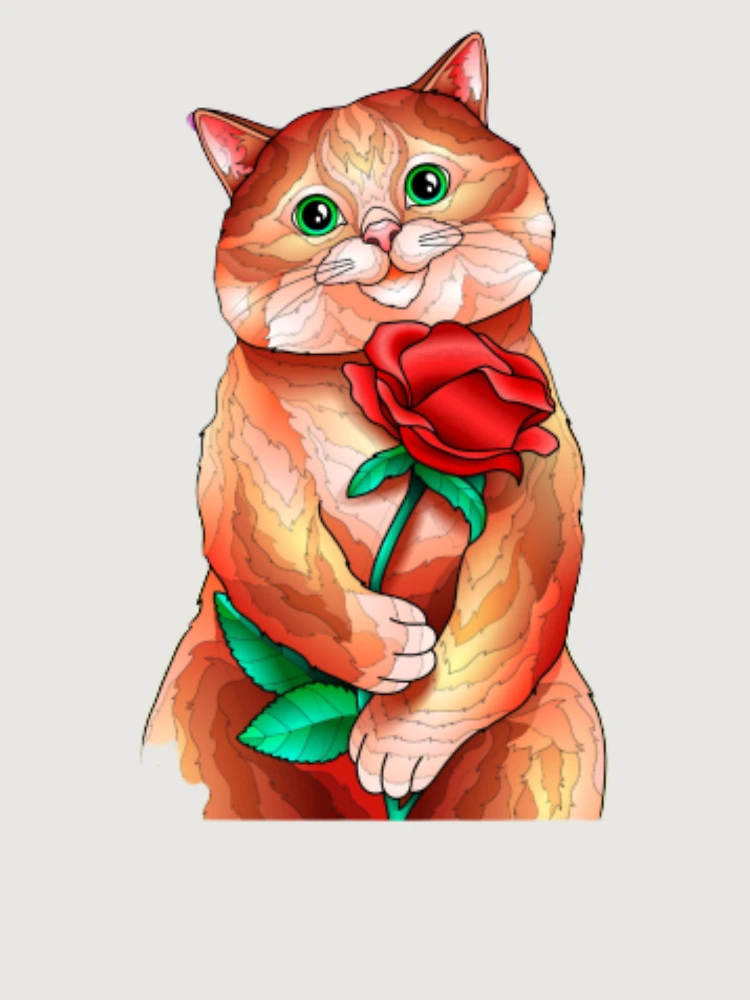 Thumbnail 6 of 6, Premium Oversized Sweatshirt, Cats before Roses designed and sold by RandaMay.