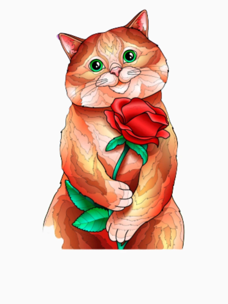 Thumbnail 6 of 6, Pullover Hoodie, Cats before Roses designed and sold by RandaMay.