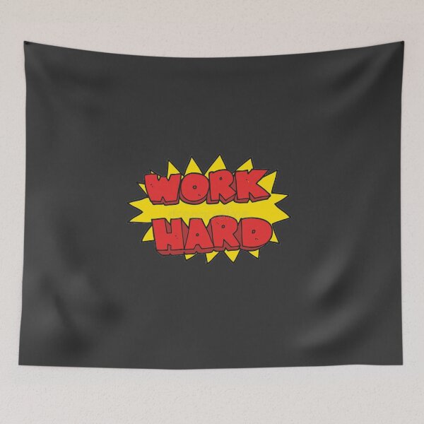Item preview, * W O R K   H A R D * designed and sold by stillballin.