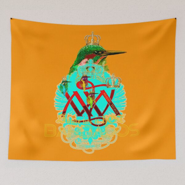 Item preview, Barbados - Hummingbird - orange - Majesticworld designed and sold by majesticworld.