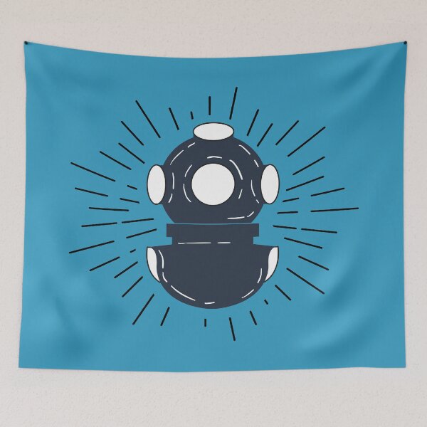 Item preview, Hand Drawn Scuba designed and sold by simbamerch.