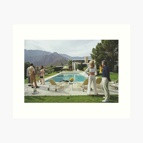 Kaufmann desert house slim aarons Art Print