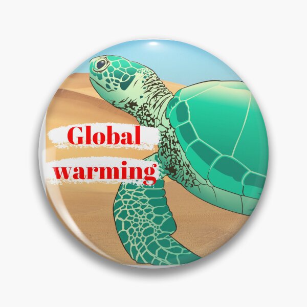 Aperçu de l'œuvre Réchauffement climatique / tortue marine créée et vendue par Constructive27.