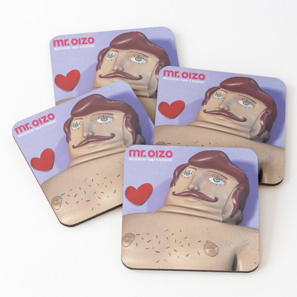 Item preview, Mr. Oizo - Moustache (Half A Scissor) designed and sold by pixel0ve.