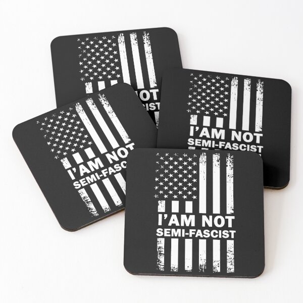 Item preview, I'am not Semi-Fascist Funny Political Humor designed and sold by Mirnamar.