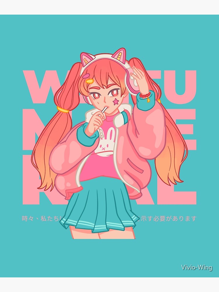 Waifu Material Influencial Girl Poster For Sale By Vivio Wing Redbubble 9564