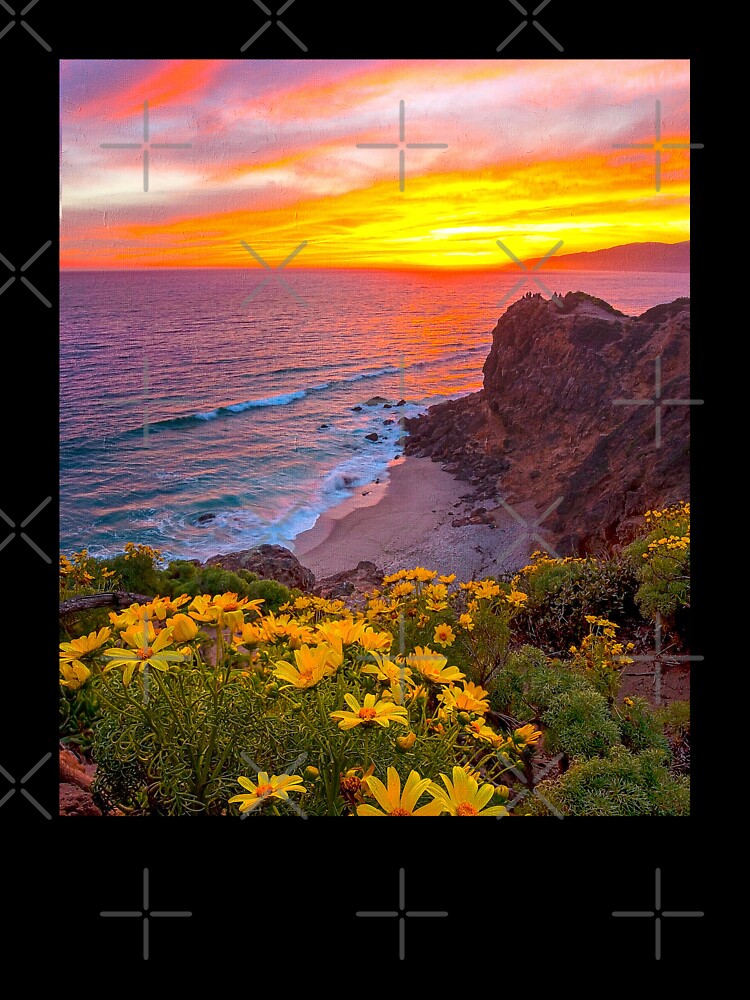 Sunset from Zuma Beach, Malibu California. Sky, color, ocean