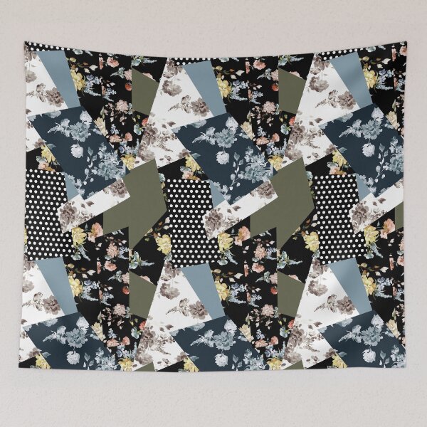 Item preview, Point With Watercolor Floral Pattern designed and sold by AtlasDizayn.