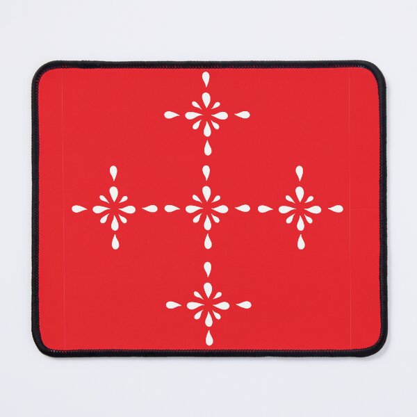 Item preview, Vintage inspired rain drop pattern white + red designed and sold by AngelDawnDesign.
