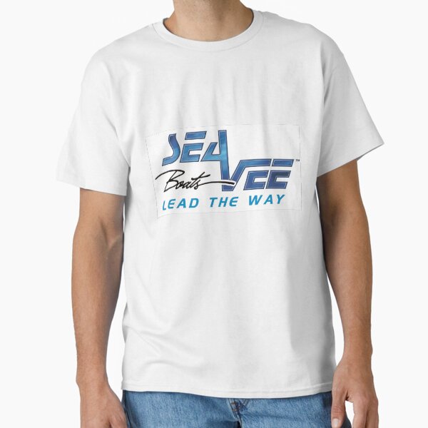 Item preview, Sea Vee Boats Lead The Way Blue designed and sold by ChristinasMess.