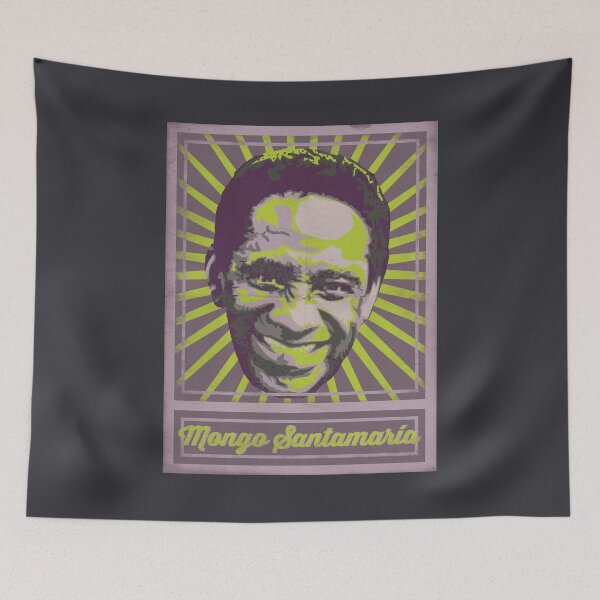 Item preview, Mongo Santamaría Poster designed and sold by TropicalHuman.