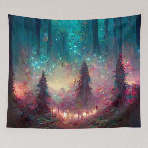 Item preview, Magical Forest, Where Fairies Play, Fantasy Art designed and sold by Itaya Art.