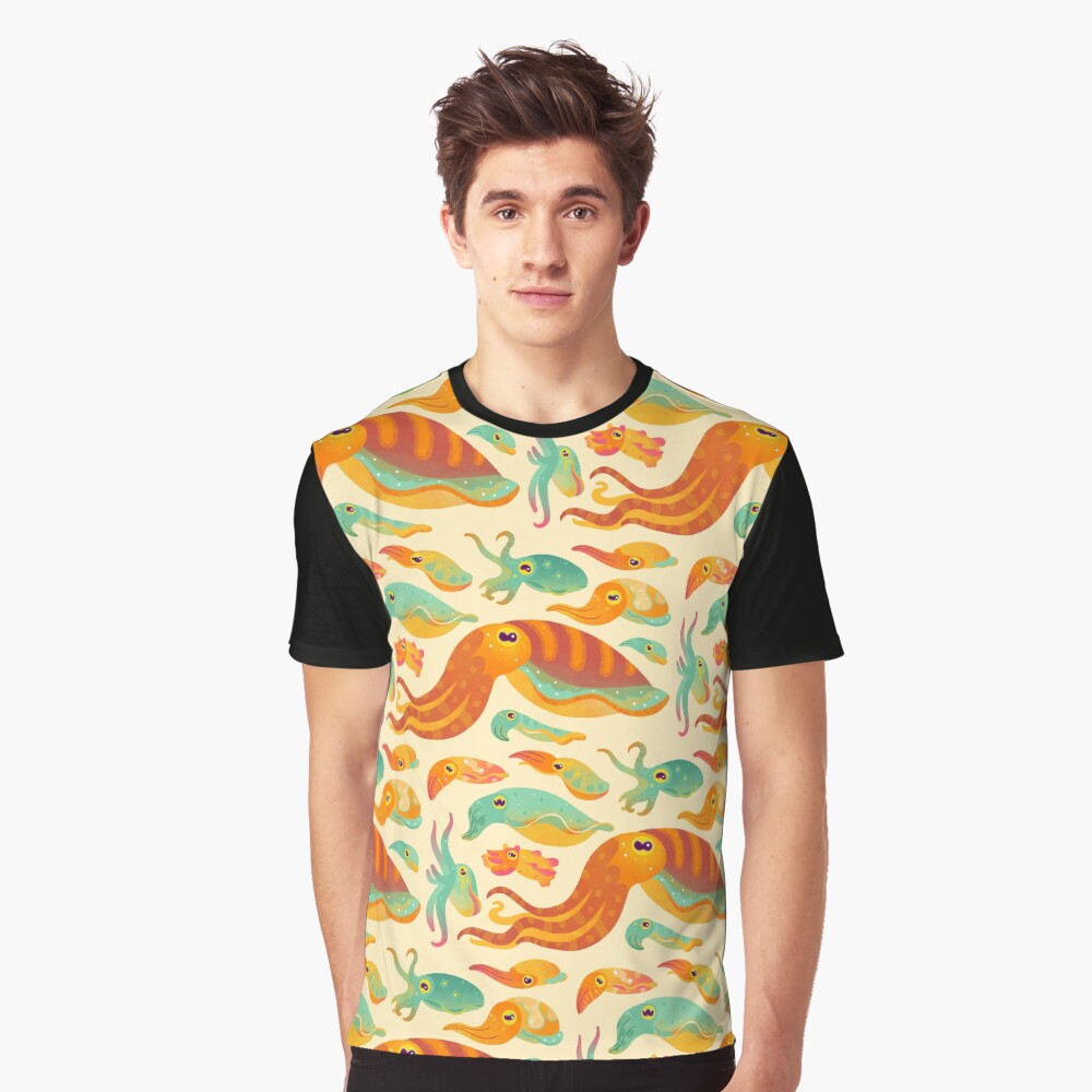 Vista previa del artículo con la obra «Camiseta gráfica», diseñado y vendido por pikaole.