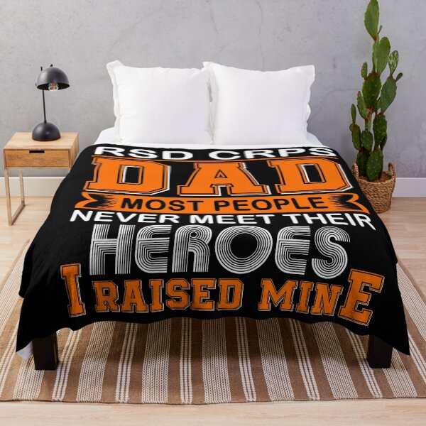 Item preview, Proud RSD CRPS Dad Most People Never Meet Their Heroes I Raise Mine designed and sold by frechettee.