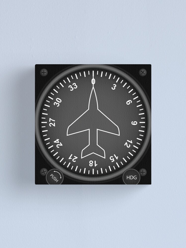 "Directional Gyro Flight Instruments" Canvas Print for Sale by parakeet