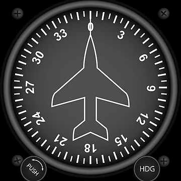 Artwork thumbnail, Directional Gyro Flight Instruments by parakeet