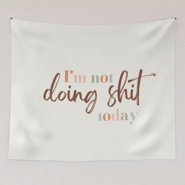Item preview, I'm not doing shit today designed and sold by LazyCho.