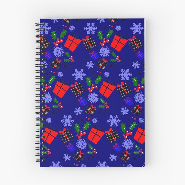 Item preview, blue christmas snowflakes holly xmas designed and sold by Gossip Rag.