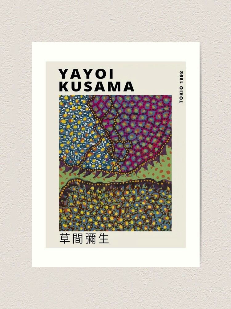 Pumpkin Polka Dot Yayoi Kusama Print