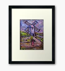 The old windmill Framed Print