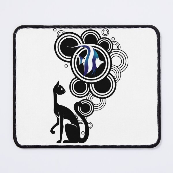 Item preview, CAT EYE ON THE FISH TANK designed and sold by Tammera.