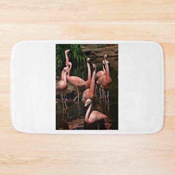 Item preview, Flamingos Alert to Being Watched designed and sold by shirleyarment.