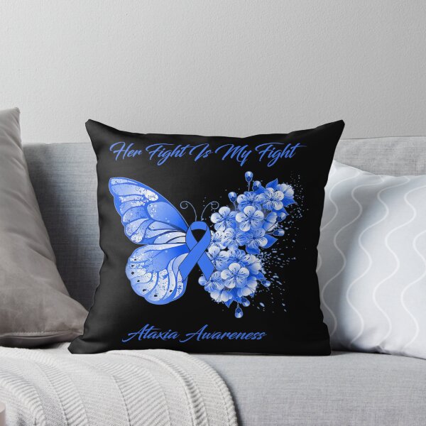 Item preview, Her Fight Is My Fight Ataxia Awareness Butterfly Ribbon Gifts designed and sold by Adropine.