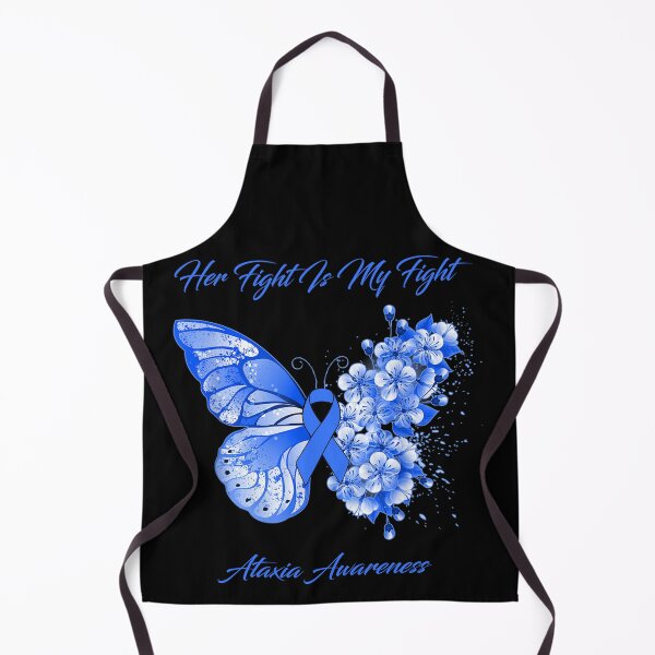 Item preview, Her Fight Is My Fight Ataxia Awareness Butterfly Ribbon Gifts designed and sold by Adropine.