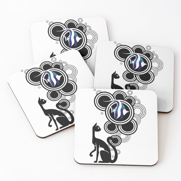 Item preview, CAT EYE ON THE FISH TANK designed and sold by Tammera.