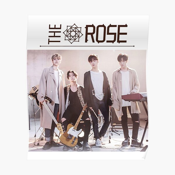 "the rose kpop, the rose kpop BAND, the rose kpop cool design rose, the