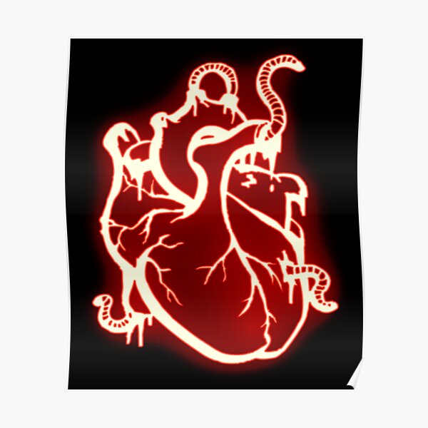 My heart is bleeding, bleeding heart for Valentine's day Poster