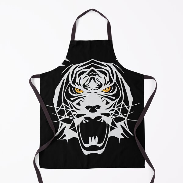 Item preview, Line Art Roaring Tiger Print designed and sold by ThePurpleMelon.
