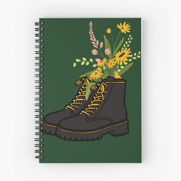 Item preview, Punk Rock Combat boots with Flowers designed and sold by OlgaBDesign.