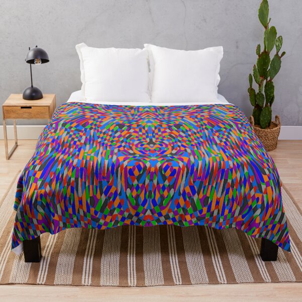 Item preview, Psychedelic Pattern 4 (Abstract Hidden Rainbow Owl) designed and sold by Discordant Dreams Art.