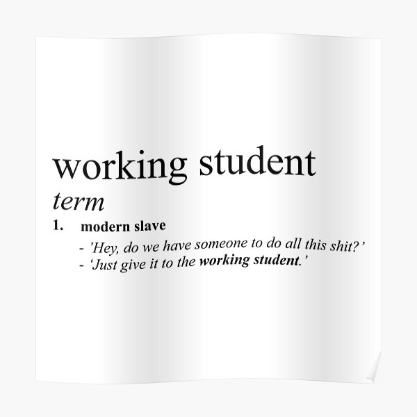 Working Student Definition Working Student Definition