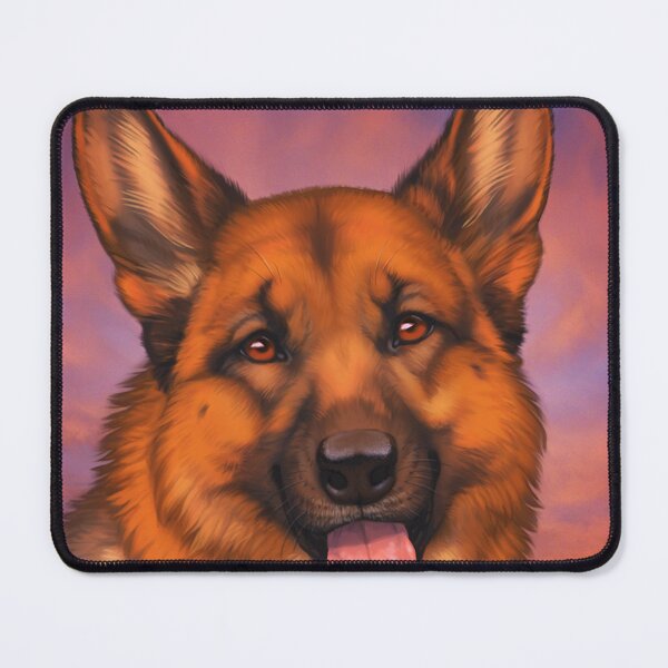 Item preview, German Shepherd Classical Oil Paint Illustration designed and sold by Sam-DesignMart.