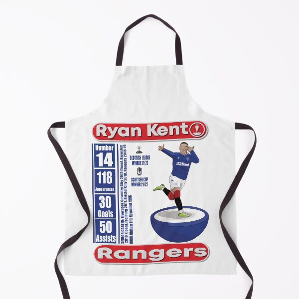Item preview, Ryan Kent Goal Celebration, Rangers Fan Art Work, Subbuteo Style Player, Scottish Football designed and sold by FootyLocker.