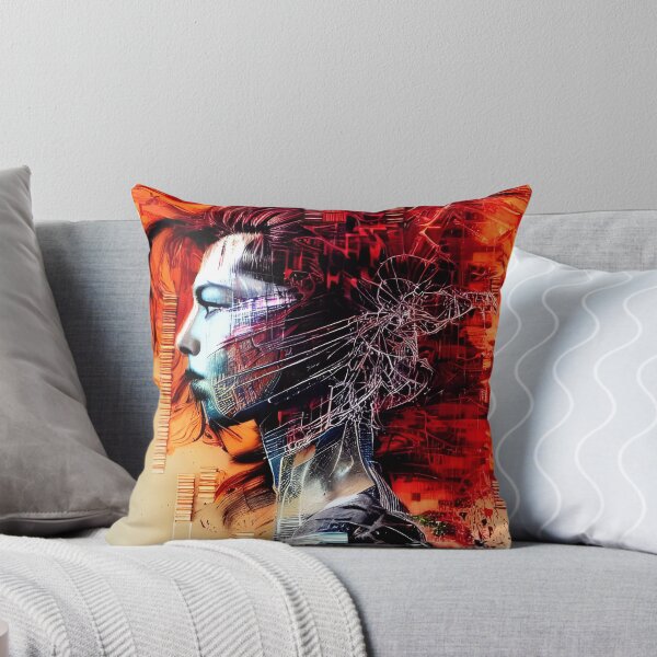 Item preview, Un dibujo de arte digital de una mujer obstruida. designed and sold by Abeer86.