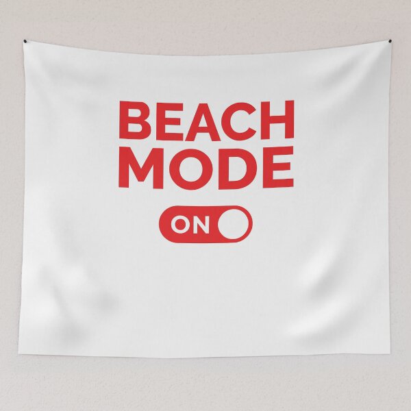 Item preview, Beach Mode On designed and sold by freshLayer.
