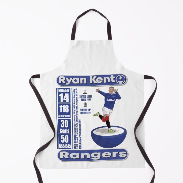 Item preview, Ryan Kent Goal Celebration, Rangers Fan Art Work, Subbuteo Style Player, Scottish Football designed and sold by FootyLocker.