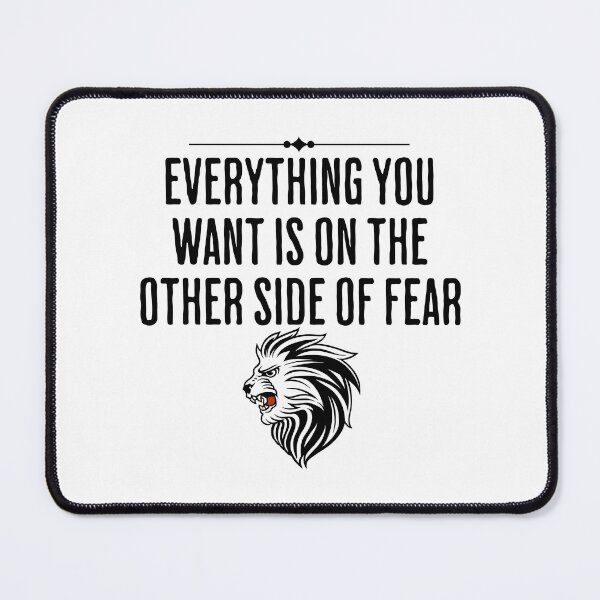 Item preview, Everything You Want Is On The Other Side Of Fear - Life Motivation designed and sold by AlanPhotoArt.