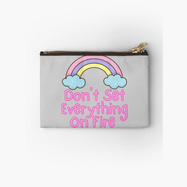 Item preview, Don't Set Everything On Fire Pastel Rainbow designed and sold by Pink Ribbon.